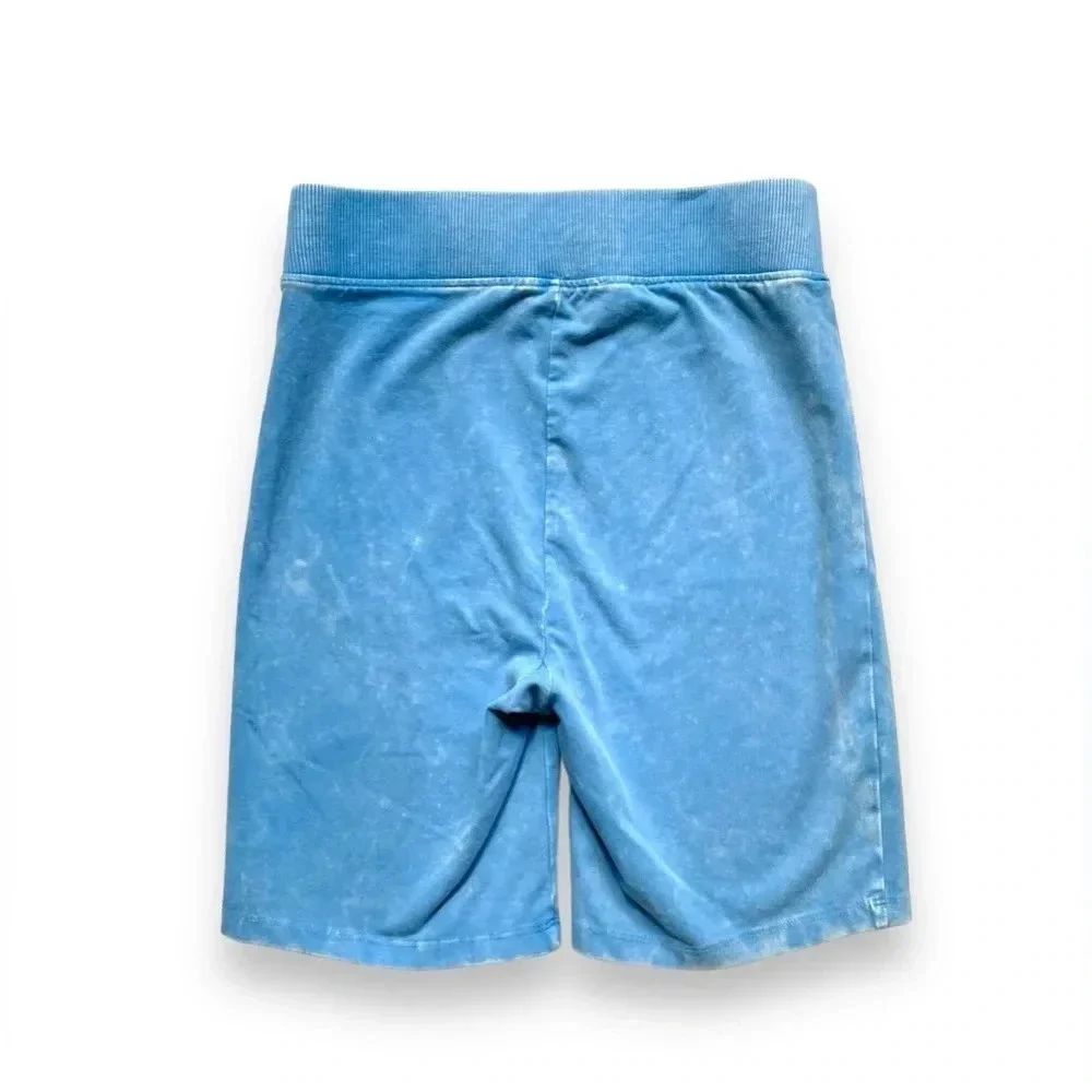 Anthro Maronie Blue Athletic Biker Shorts